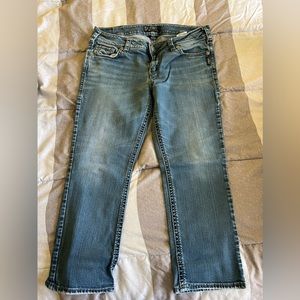 Silver Suki Capris